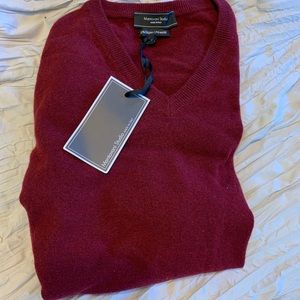 Maroon 100% Cashmere Sweater